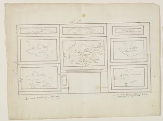 Layout for The Course of Empire, 1833